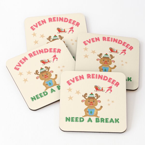 Item preview, Funny Reindeer Christmas Design – Perfect for Office Gifts, Coworkers, Employees, and Bosses designed and sold by Sanskrati.