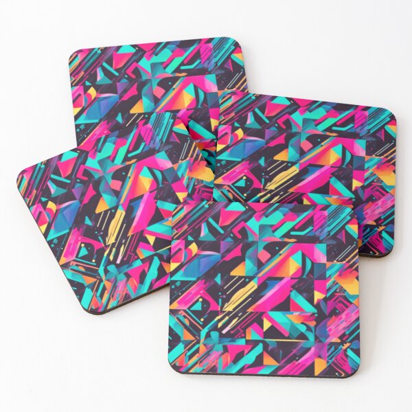 Item preview, Top geometric patterns one line new colorful strips striped art  designed and sold by Design Repo.