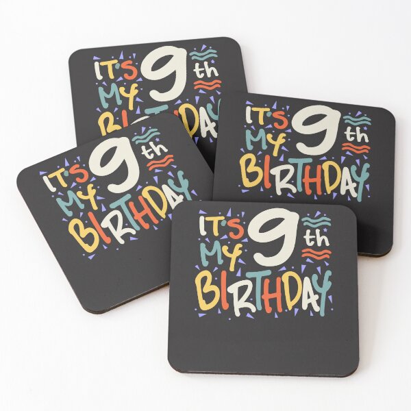 Item preview, Kids It's My 9th Birthday 9 Nine Happy Birthday Boys Girls designed and sold by cidolopez.