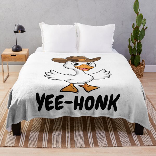 Item preview, Yee Honk! Yeehaw Cowboy Goose Cartoon designed and sold by PMCreative.