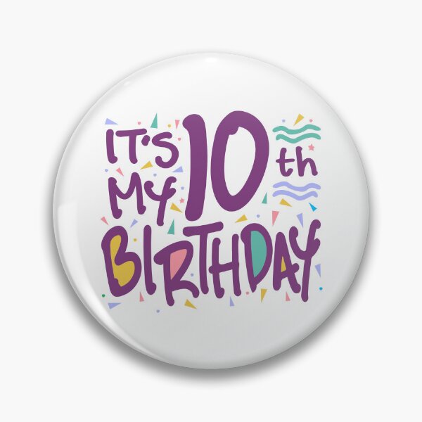 Artikelvorschau, Kinder, es ist mein 10. Geburtstag, 10, Zehn, Alles Gute zum Geburtstag, Jungen, Mädchen entworfen und verkauft von cidolopez.