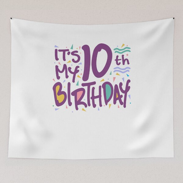 Item preview, Kids It's My 10th Birthday 10 Ten Happy Birthday Boys Girls designed and sold by cidolopez.