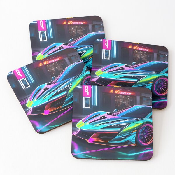 Aperçu de l'œuvre Prototype de la McLaren GT Neon créée et vendue par DecarYourself.