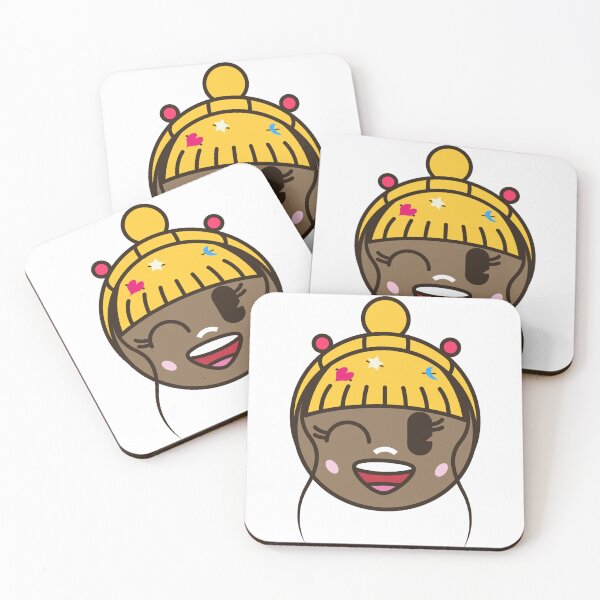 Item preview, Copy of Copy of Cute Kawaii Raver Girl with Yellow Hair Sticker designed and sold by kmrndesign.