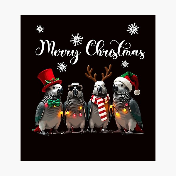 Item preview, Feliz Navidad Loros Vacaciones Familia designed and sold by AxelBrook.