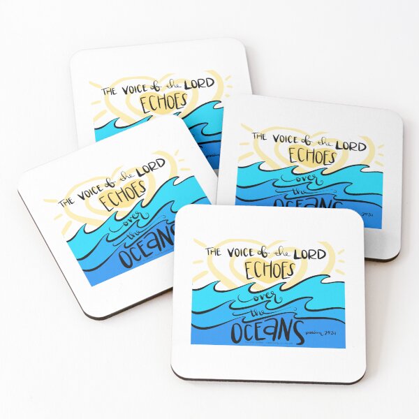 Item preview, The voice of the Lord echoes over the oceans. Psalm 29:3a designed and sold by CalmInThePsalms.