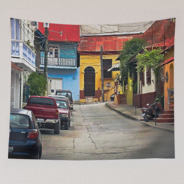 Item preview, Street in Guatemala designed and sold by heatherfriedman.