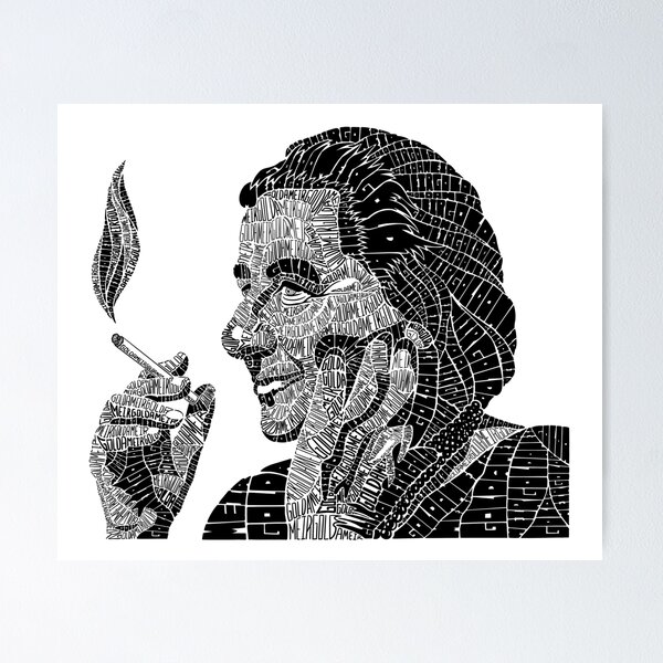 Item preview, Golda Meir typographic portrait  designed and sold by AnathStudio.