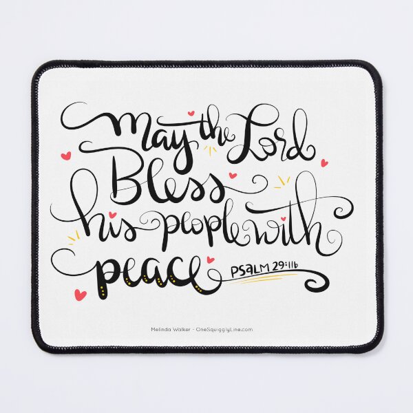 Item preview, May the Lord bless His people with peace. Psalm 29:11b designed and sold by CalmInThePsalms.