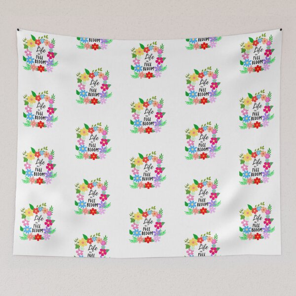 Item preview, Life in full bloom colorful fowers designed and sold by Kalpa.
