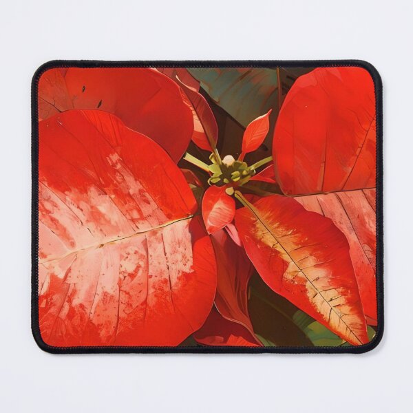 Item preview, Poinsettia Pink and Red designed and sold by Jasna Dragun.