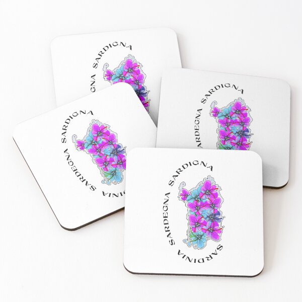 Item preview, Sardinia - Sardegna - Island and purple saffron flowers designed and sold by miskaralise.
