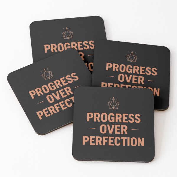 Item preview, PROGRESS OVER PERFECTION designed and sold by SignumShop.