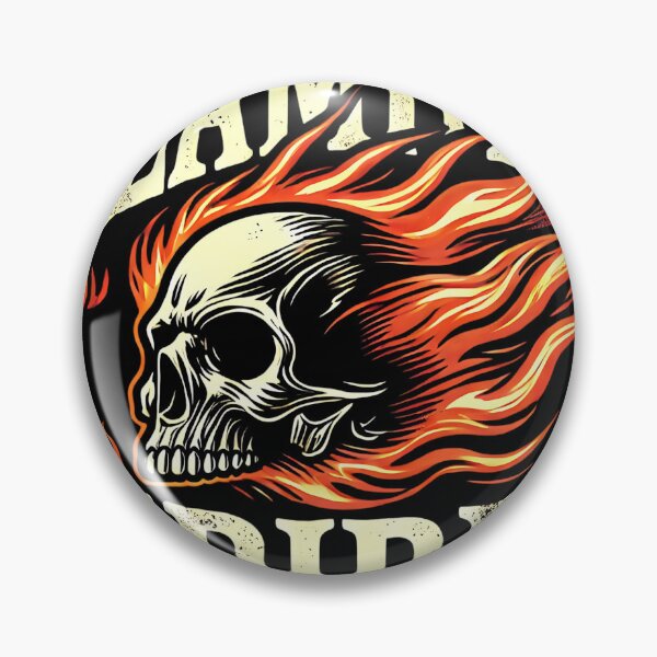 Item preview, Flaming Spirit Skull – Fiery Energy Art designed and sold by M22--.