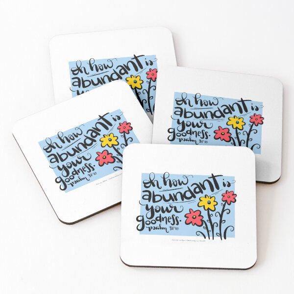 Item preview, Oh how abundant is Your goodness. Psalm 31:18 designed and sold by CalmInThePsalms.