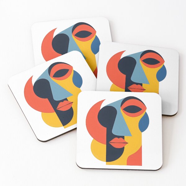 Item preview, Abstract Geometric Face Art designed and sold by Aown Ali.