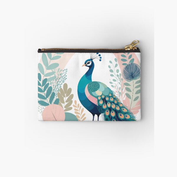 Item preview, Peacock with flowers designed and sold by HUMORONCOTTON.