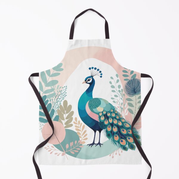 Item preview, Peacock with flowers designed and sold by HUMORONCOTTON.