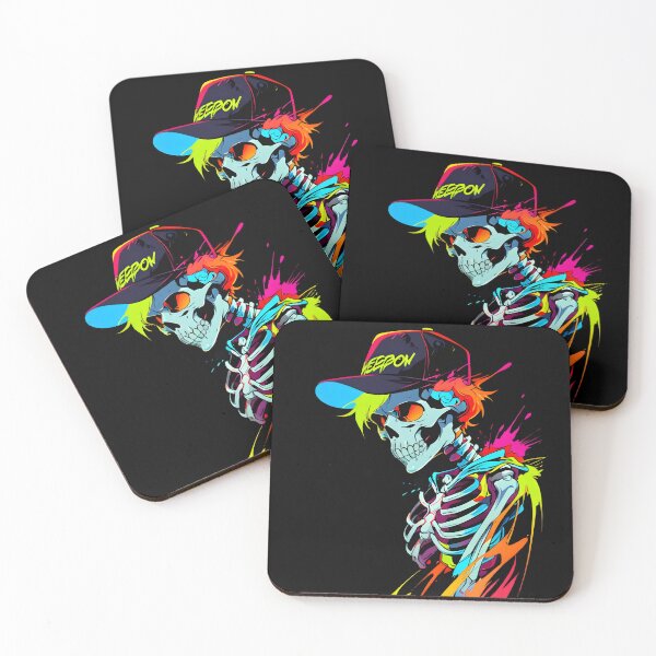 Item preview, Graffiti Skull with Urban Horror Vibes designed and sold by Mechanical-Artt.