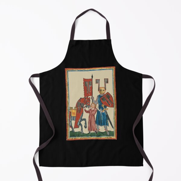 Item preview, Knight and Squire, 14th Century Medieval Art designed and sold by Cat Lady Designs.