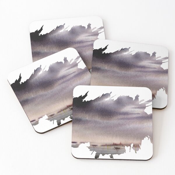 Item preview, watercolor landscape texture effect designed and sold by SamirArt.