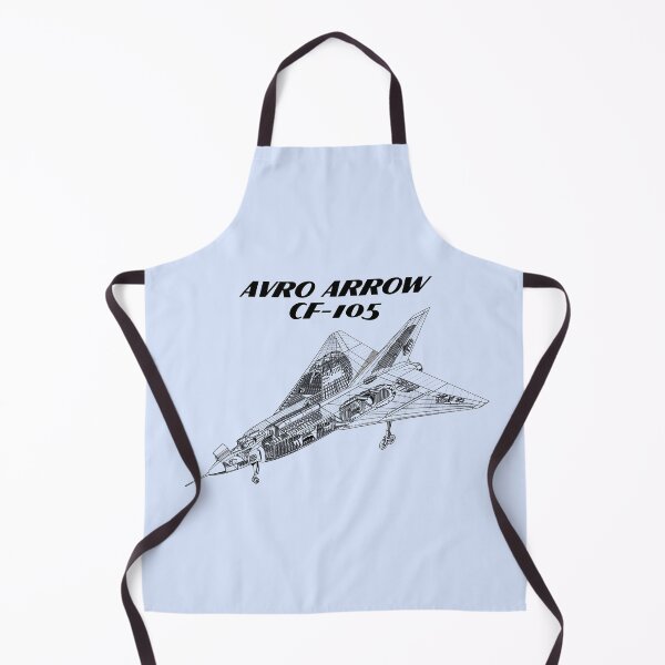 Item preview, Avro Arrow CF-105 Technical Drawing (for light color shirts) designed and sold by DontGiveaShirt.