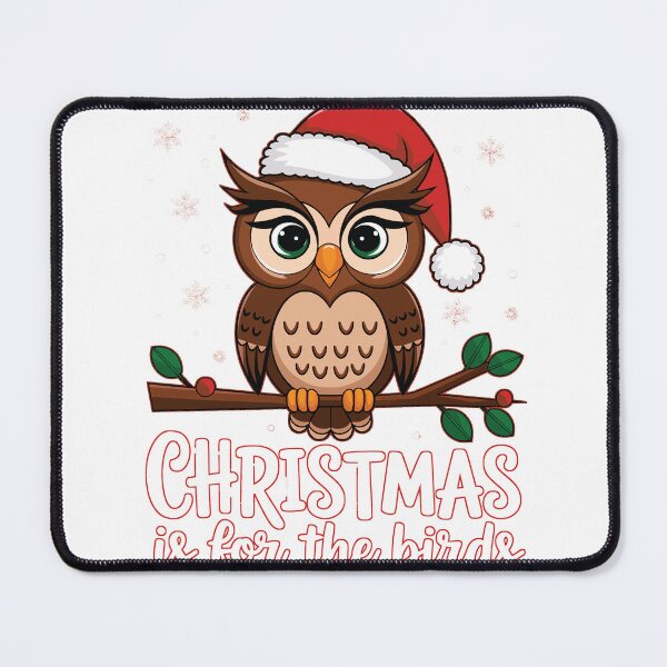 Item preview, Christmas Owl Cute Festive Holiday for Bird Lovers designed and sold by L Samos.