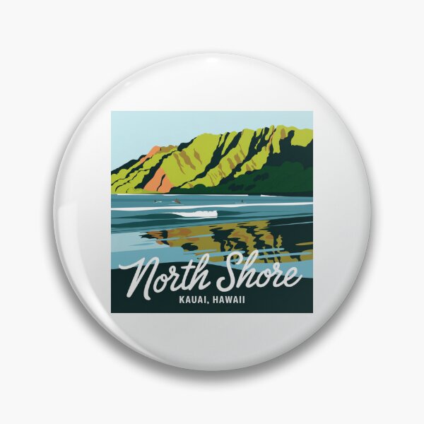 Item preview, North Shore Kauai Hawaii designed and sold by FunkyCatDesigns.
