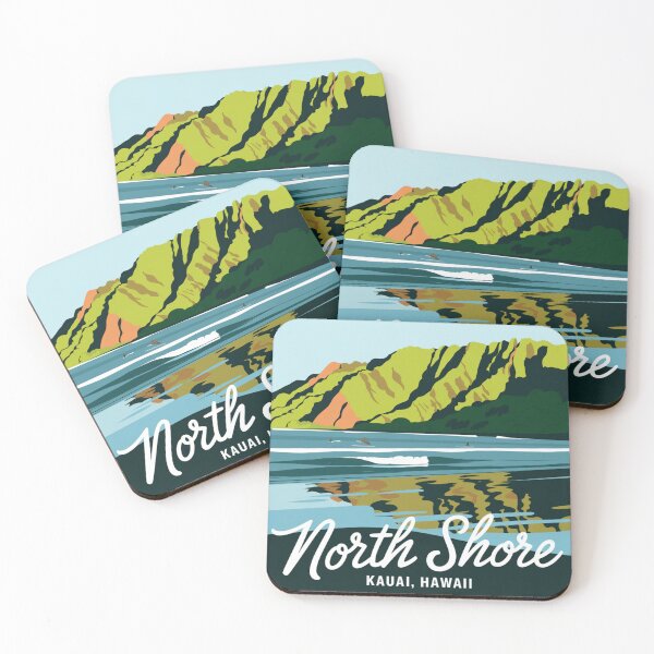Item preview, North Shore Kauai Hawaii designed and sold by FunkyCatDesigns.