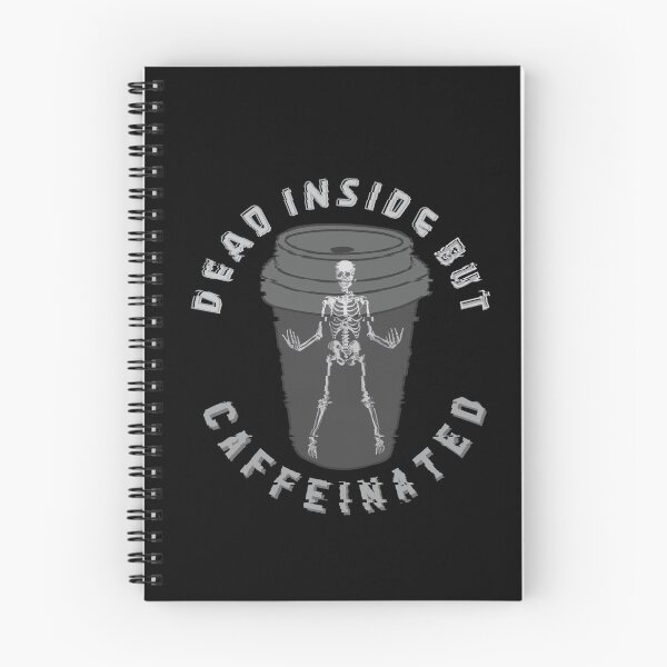 Item preview, Dead Inside But Caffeinated Skeletons Drinking Coffee Funny Skeletons Halloween Gifts for Coffee Lovers Skull Spooky designed and sold by MatthewViews.