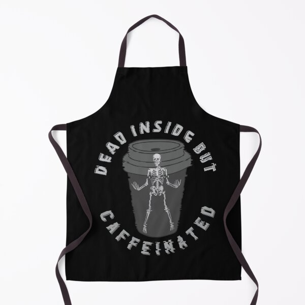 Item preview, Dead Inside But Caffeinated Skeletons Drinking Coffee Funny Skeletons Halloween Gifts for Coffee Lovers Skull Spooky designed and sold by MatthewViews.