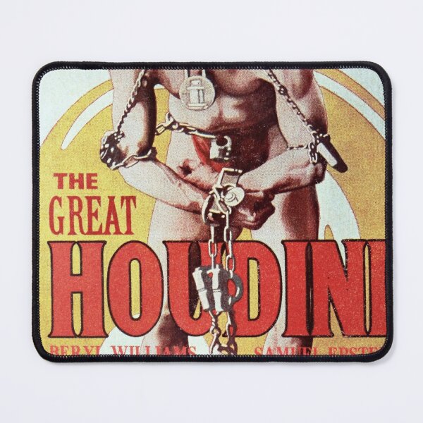 Item preview, Vintage Harry Houdini Magic Poster art designed and sold by Vintage Designs +.