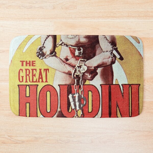 Item preview, Vintage Harry Houdini Magic Poster art designed and sold by Vintage Designs +.