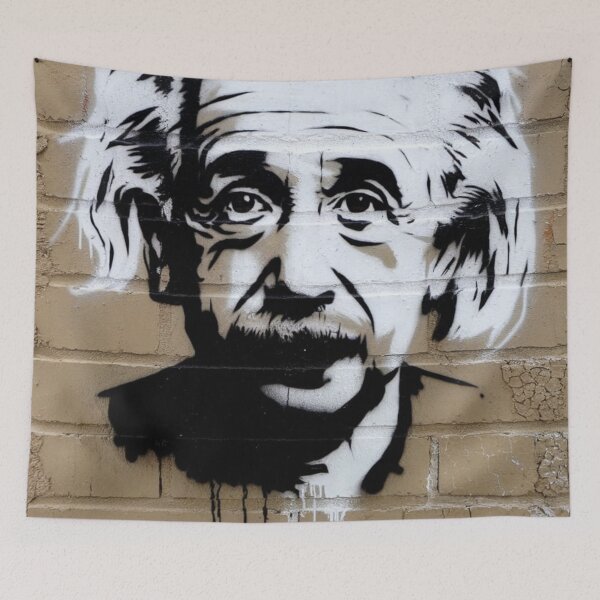 Item preview, Albert Einstein Banksy designed and sold by martin max.