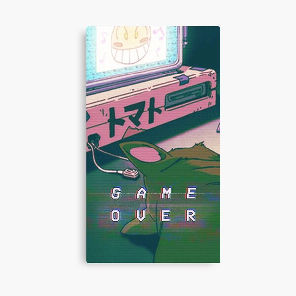 Aesthetic Game Over Canvas Print
