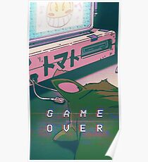 Aesthetic Game Over Poster