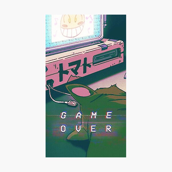Aesthetic Game Over Photographic Print