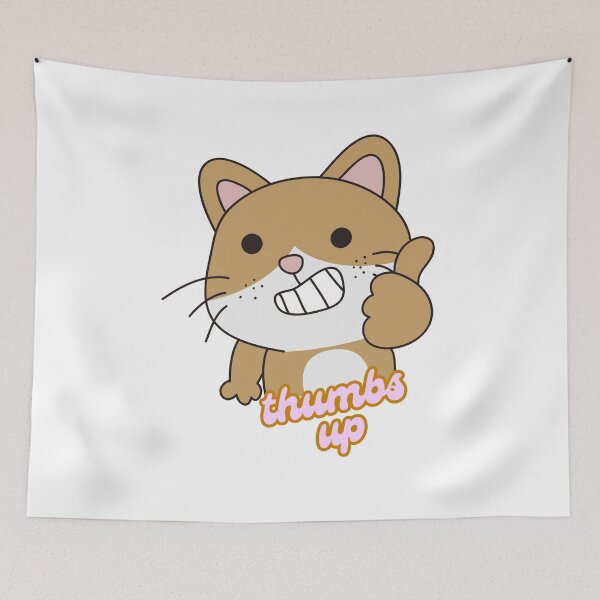Item preview, Thumbs Up Cat designed and sold by DesignByMalwina.