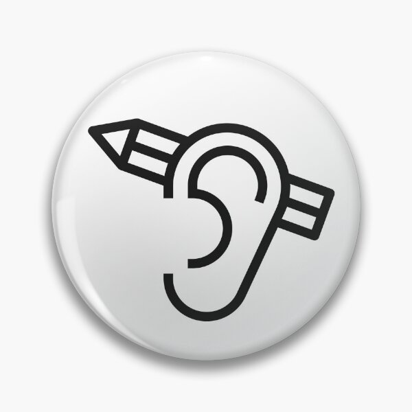 Item preview, Pencil behind the ear. Idea symbol. Creativity icon designed and sold by nikolae.