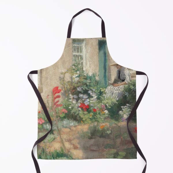 Item preview, a woman reading in a garden - Harold C Harvey designed and sold by Vintage Designs +.