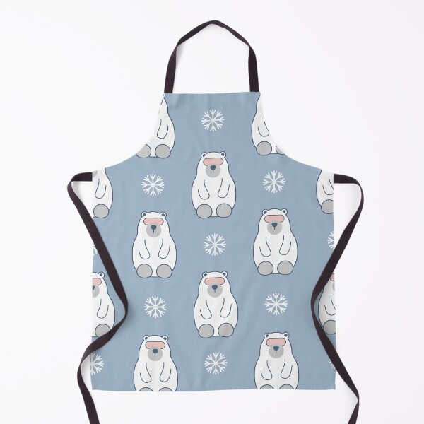 Item preview, Adorable Polar Bear and Snowflake Winter Pattern designed and sold by mozizy.