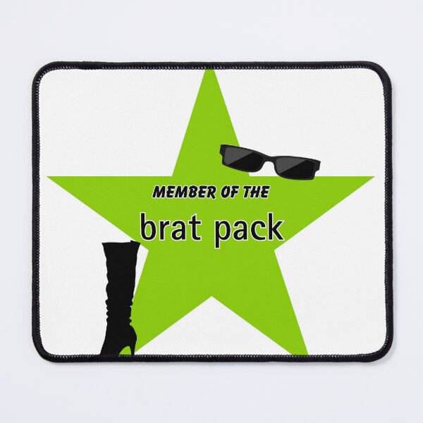 Item preview, Member of the Brat Pack Green Solid designed and sold by ModernintheMix.