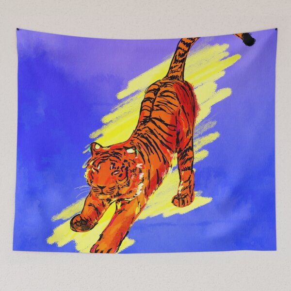 Item preview, Tiger Doing a BIG Stretch designed and sold by CSolaris.