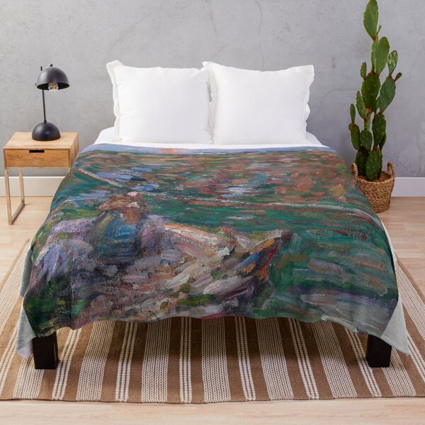 Item preview, Breton woman on a cliff top belle - John Peter Russell designed and sold by Vintage Designs +.