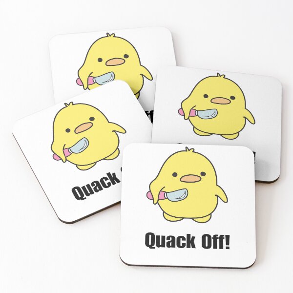 Item preview, Duck with Knife : Quack Off! designed and sold by TeefuionStuu.