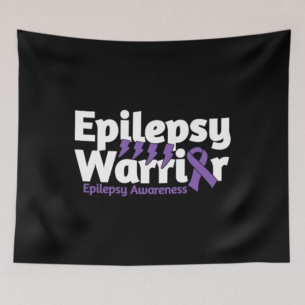 Item preview, Epilepsy Warrior Purple Ribbon designed and sold by vibeno1.