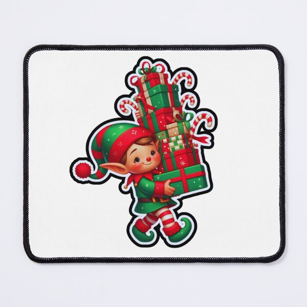 Item preview, Christmas Elf with Presents: Holiday Cheer Edition designed and sold by MxDesign-RJ.
