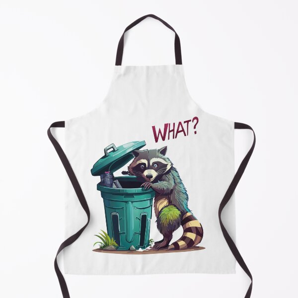 Item preview, a cute raccoon rummages through the trash can designed and sold by Pr7em.