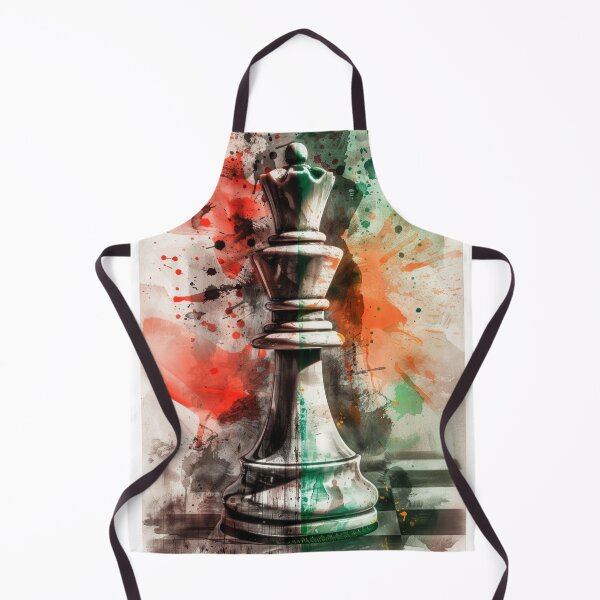 Item preview, Royal Chess Pieces with Abstract Paint Splashes designed and sold by Piotrek0001.