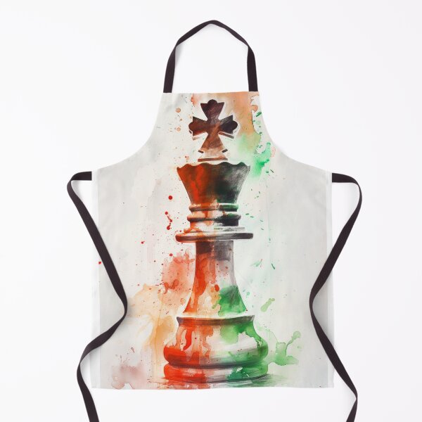 Item preview, Royal Chess Pieces with Abstract Paint Splashes designed and sold by Piotrek0001.